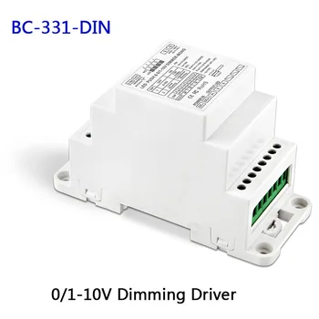 Uus BC-331-DIN DIN Rail 0-10V 1-10V, et PWM dimm LED draiver,DC12-24V sisend,18A*1CH väljund juhitava Led Dimm võimu juht