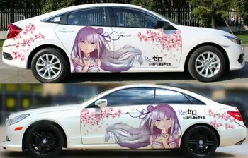 Tüdruk Anime Float Pool Ust Vinüül Kleebis Decal Sobib Iga Auto Anime on Jaapani Multikas täht Sõiduki Maali Kleebis