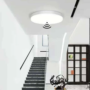Kodu Deco Kaasaegne Lae Lamp koos Liikumisanduri sisevalgustus Trepp, Magamistuba Led Ülemmäära Valgus Ümmargune Paneeli Valgus Plafondlamp