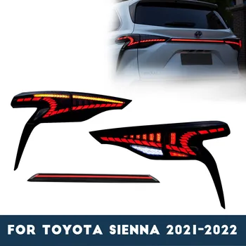 LED-Tagatuled Assamblee Toyota Sienna 2021 2022 Auto Tagumised Lambid Aksessuaarid PÄEVATULED Auto Disain Tuled