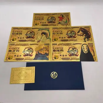 Jaapani Anime Meeleolukas-Ära kaardid nägu ei Kulla mees Pangatähtede Lapsepõlve Mälu Suveniiride Kogumise Kingitus