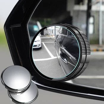 2tk iminapp Auto Kumer Blind Spot Peegel HD 360 Kraadi lainurk Reguleeritav Rearview Ekstra Ajastiga Ümmargune Peegel